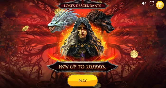 Loki's Descendants - основен екран с барабани 3-4-3-4-3